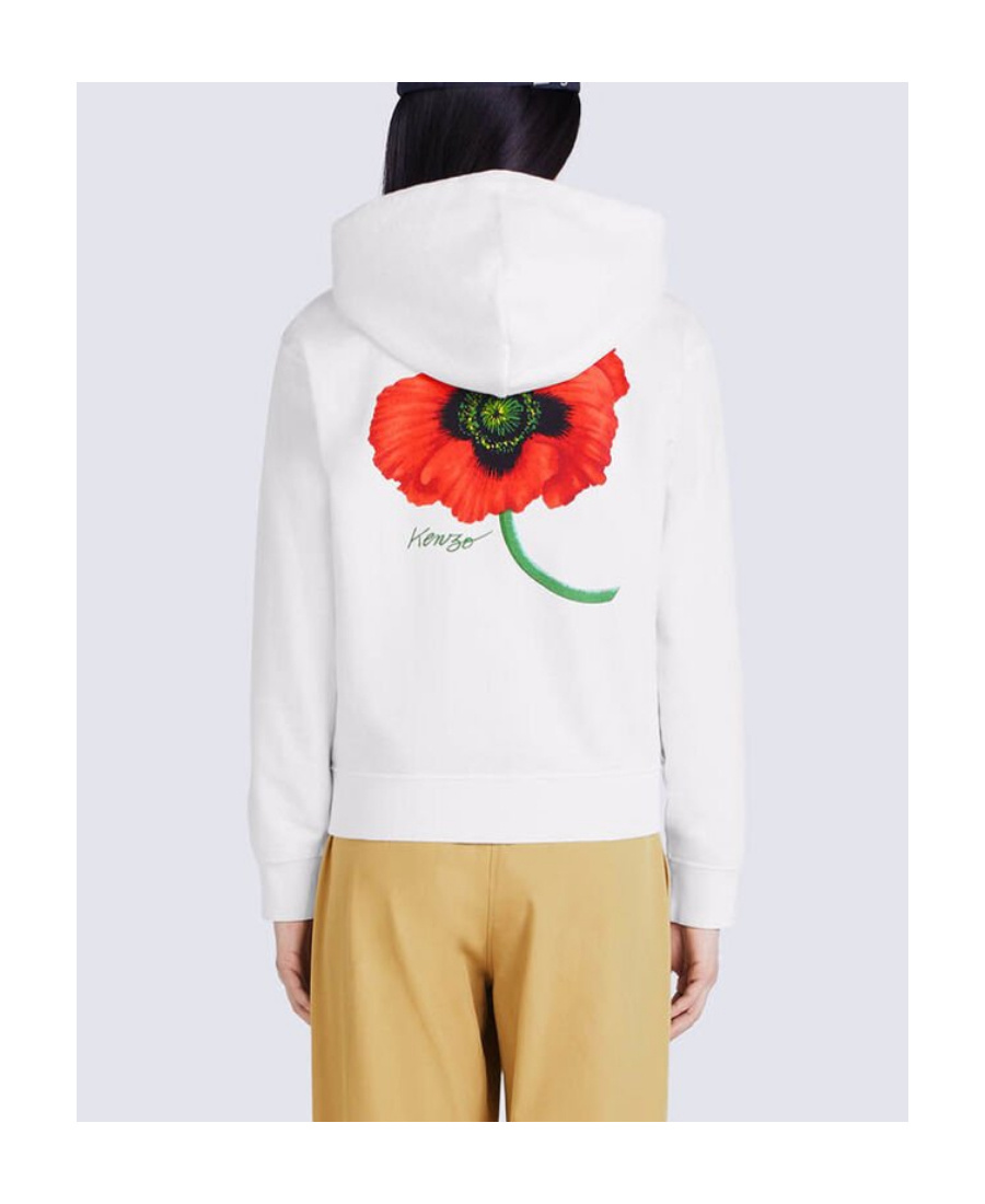 KENZO 'KENZO POPPY' HOODED SWEATSHIRT