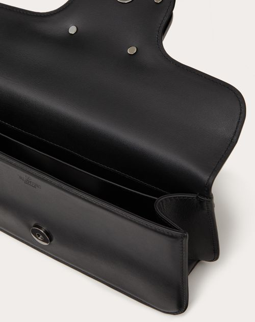 Valentino Vlogo Shoulder Bag In Black