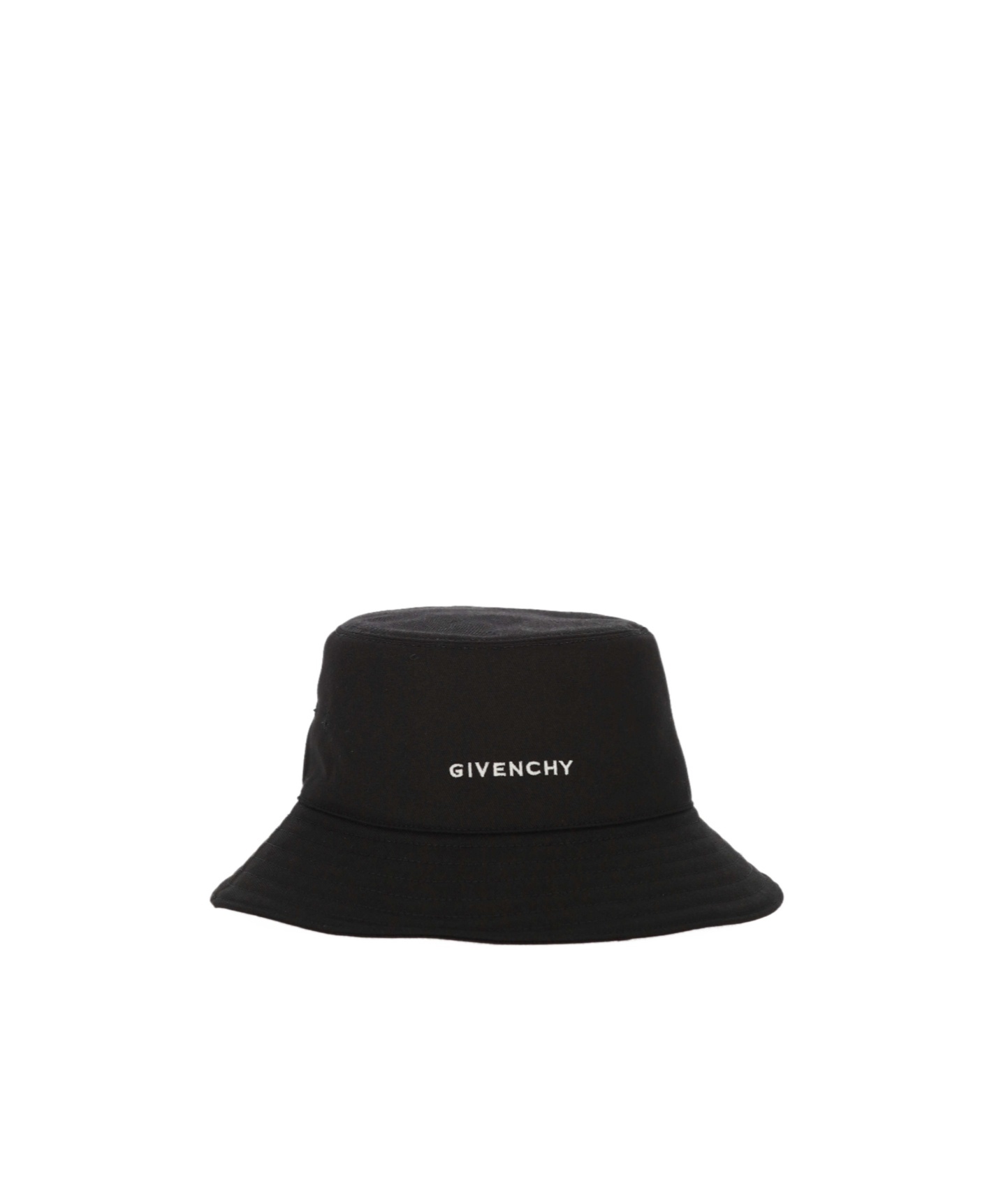 Givenchy Bucket Hat With Logo Embroidery And Wide Brim In Black