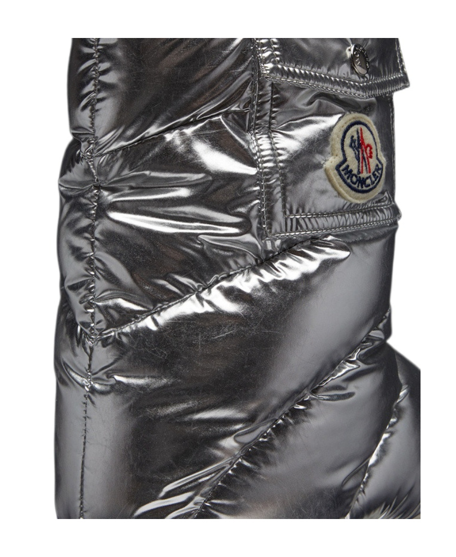 Moncler Gaia Pocket Mid Snow In Gray