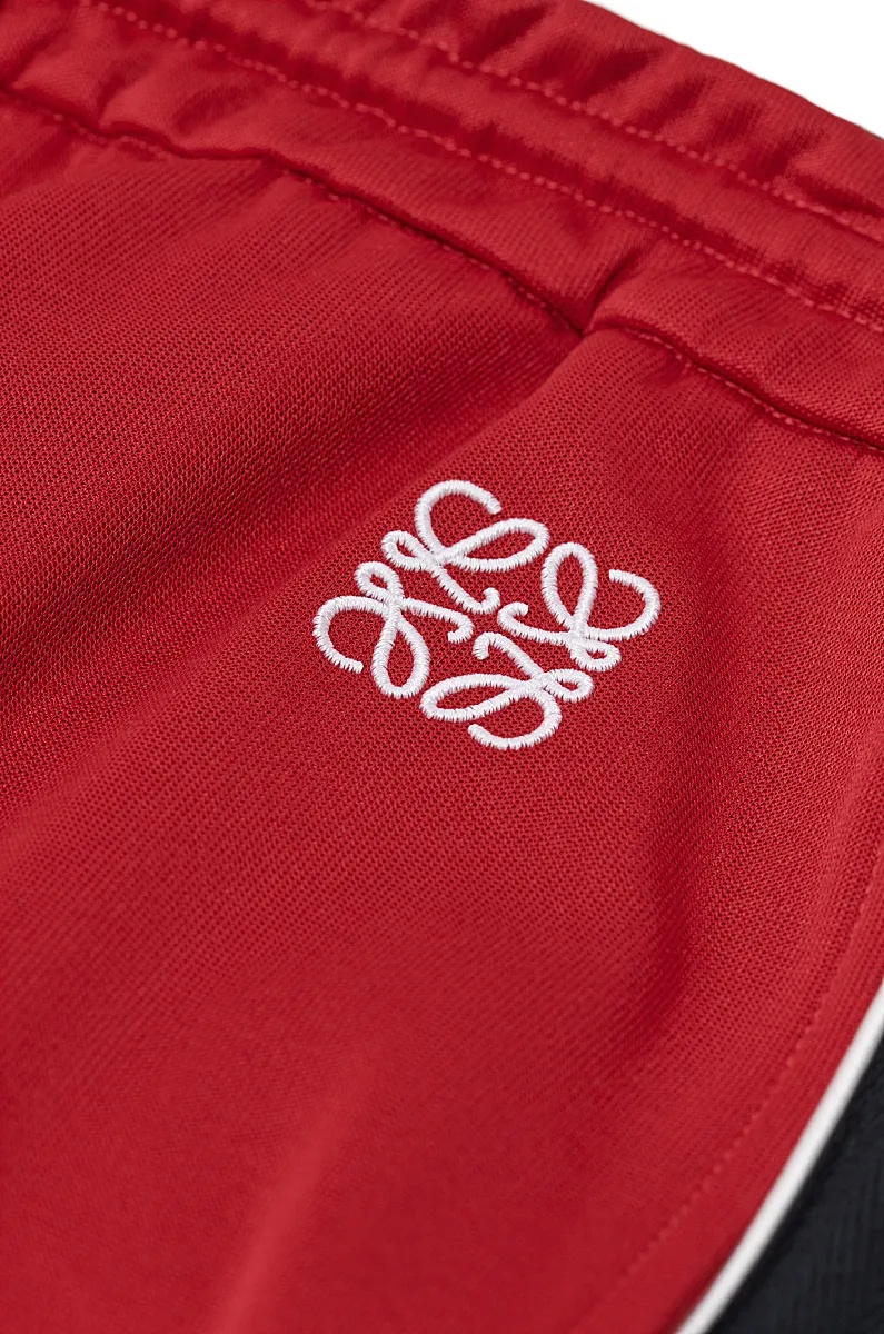 Loewe Elastic Waist Sweatpants In Red