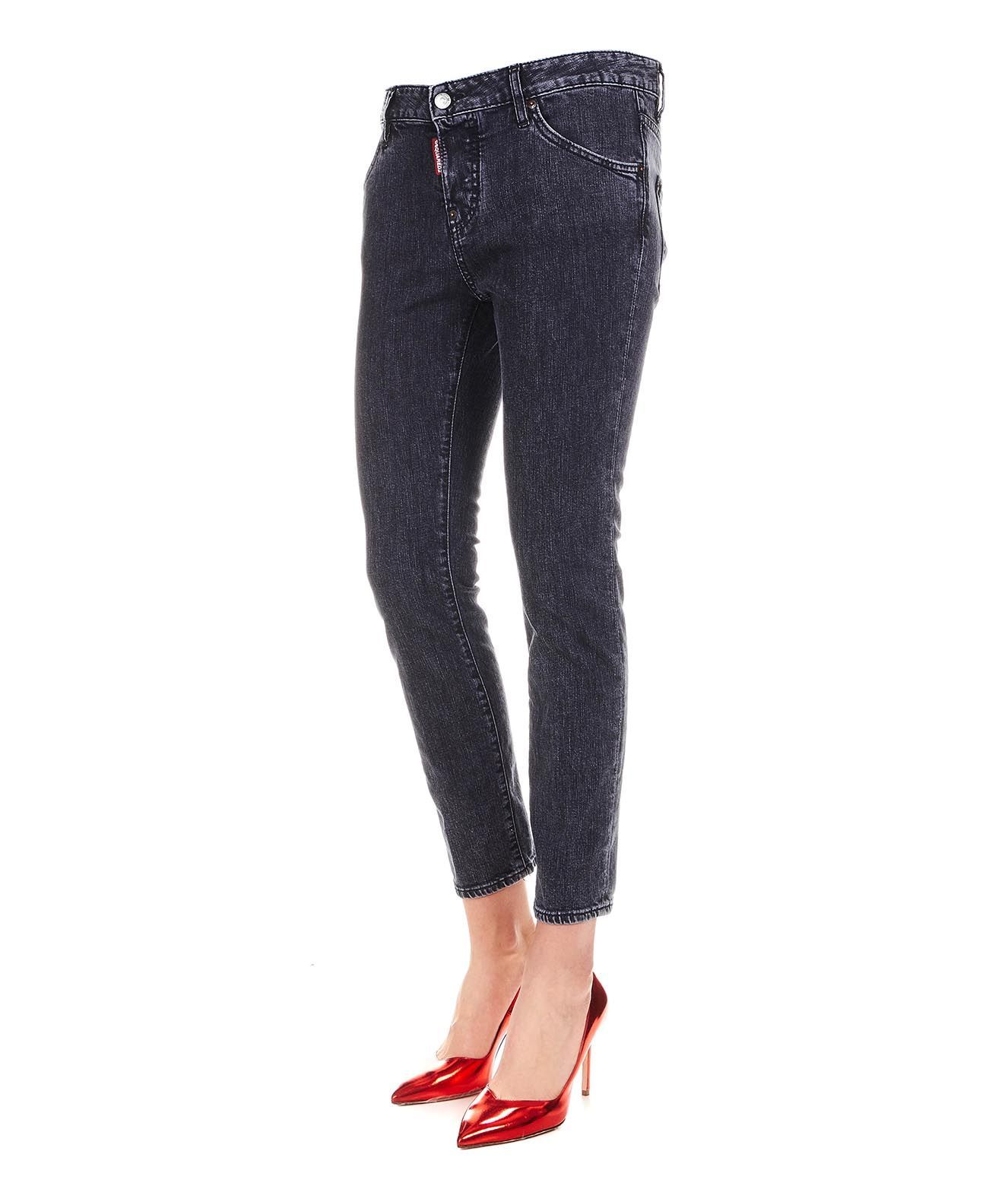 Dsquared2 Classic Skinny Jeans In Black