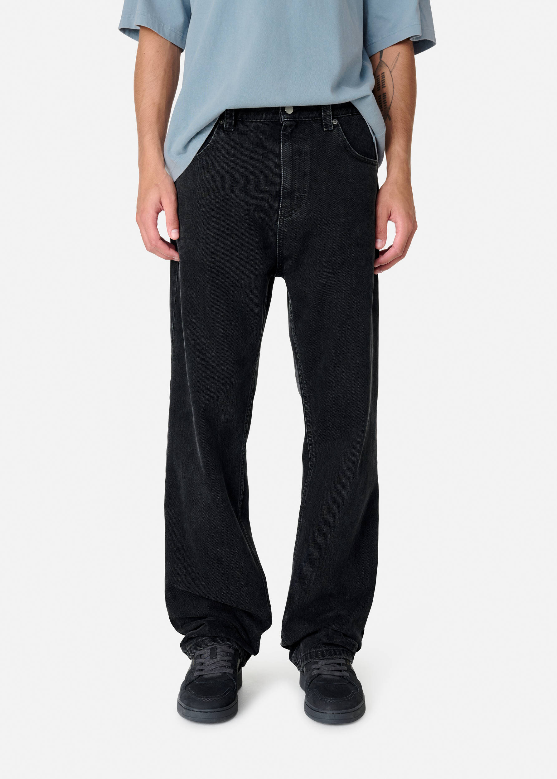 Axel Arigato Belt-loop Jeans In Black