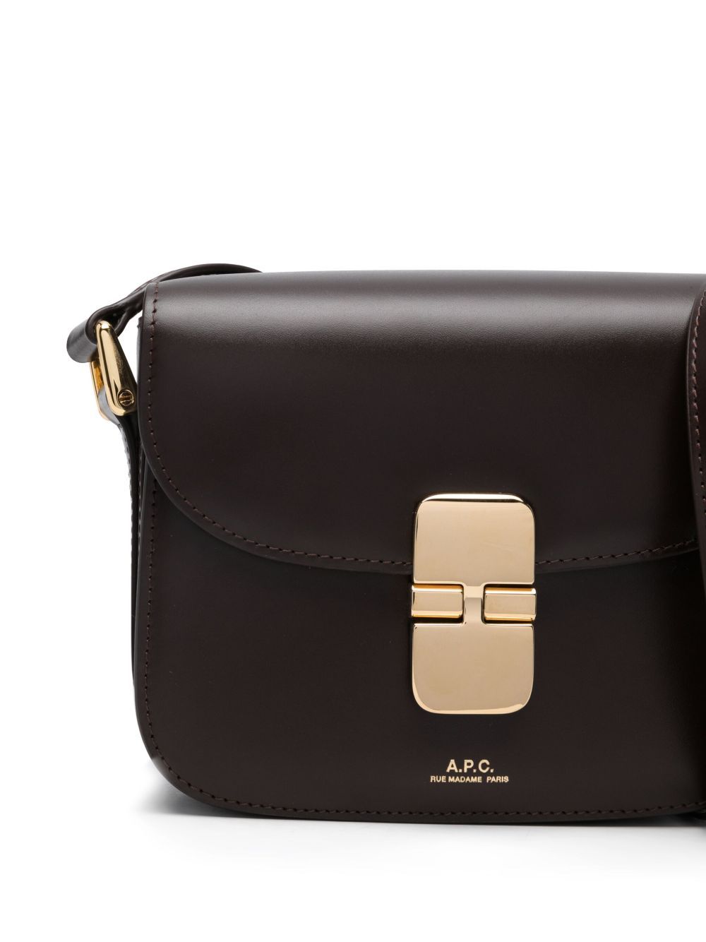Apc A.p.c. Grace Mini Shoulder Bag In Black