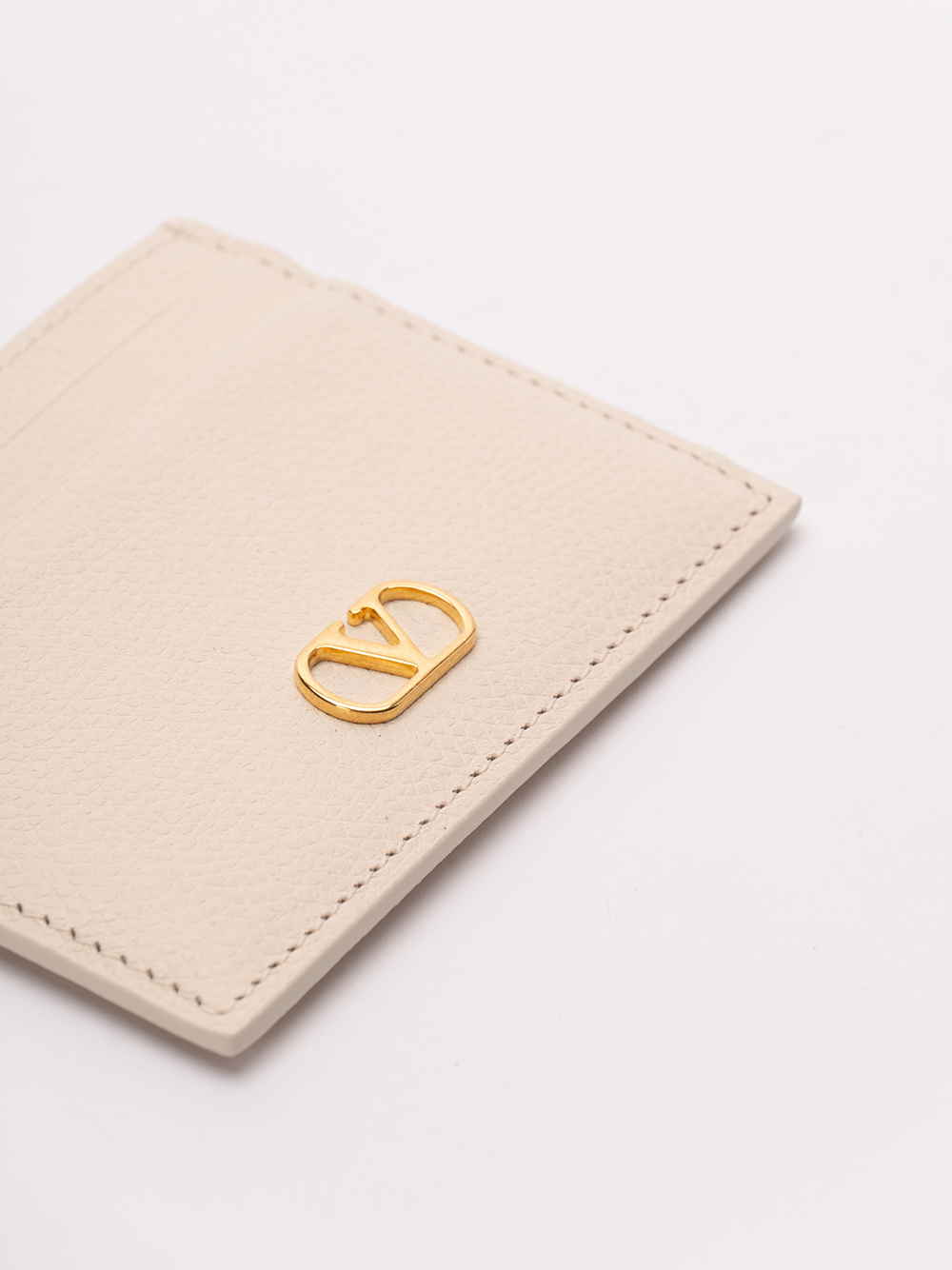 Valentino Vlogo-signature Cardholder In Neutral
