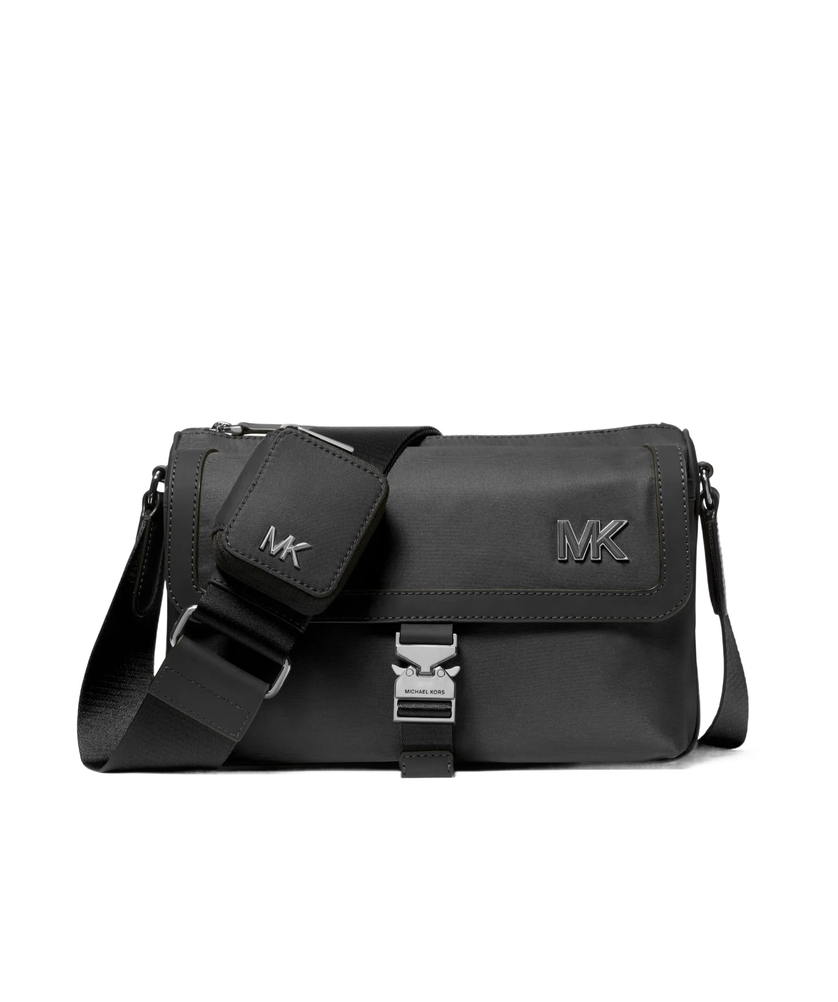Michael Kors Eli Messenger Bag In Black