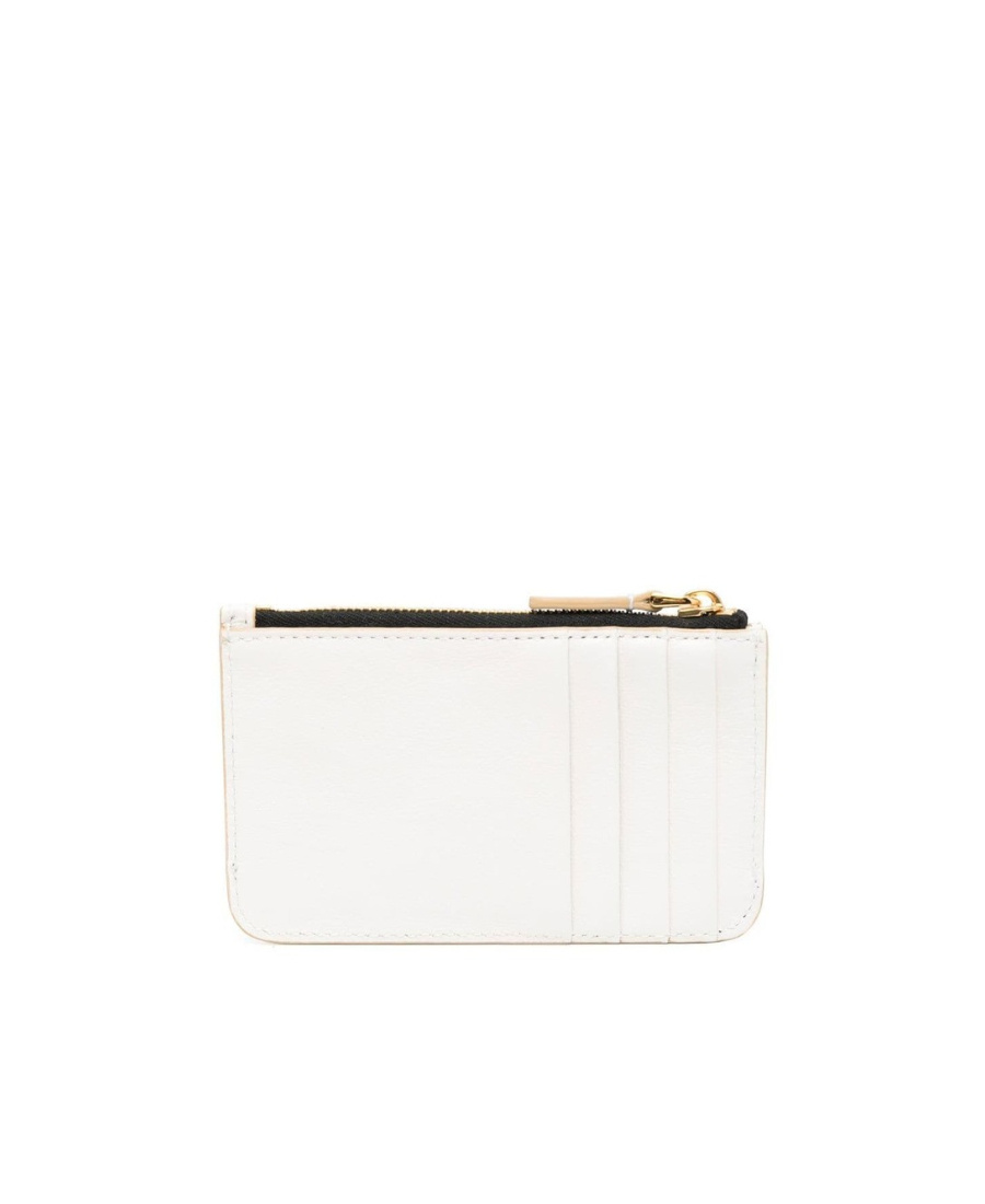 Shop Marni Colour-block Logo Wallet In White