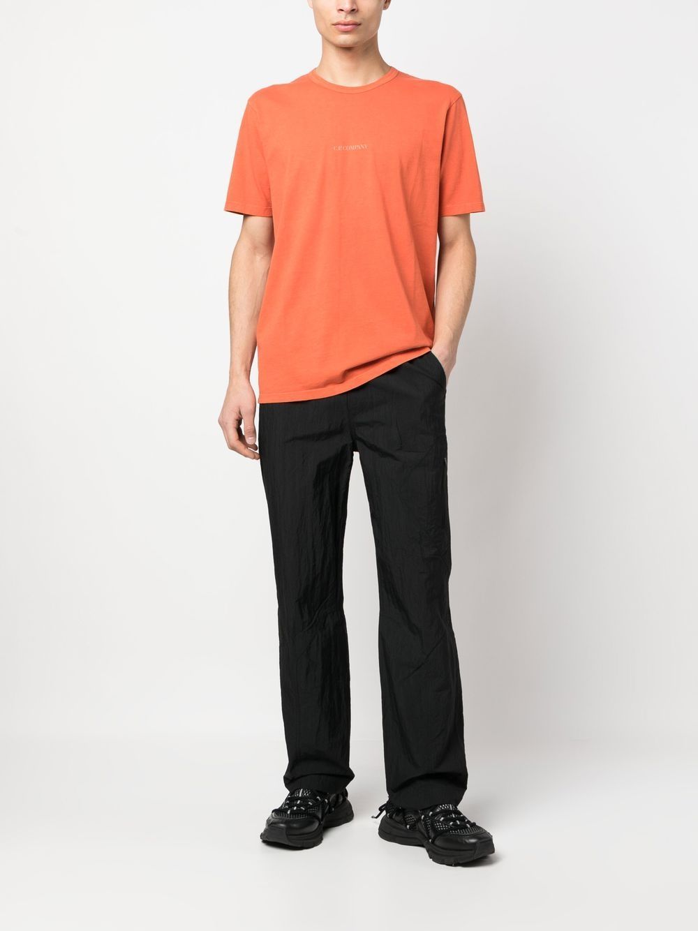 C.p. Company C.p.company T Shirts Short Sleeve In Orange