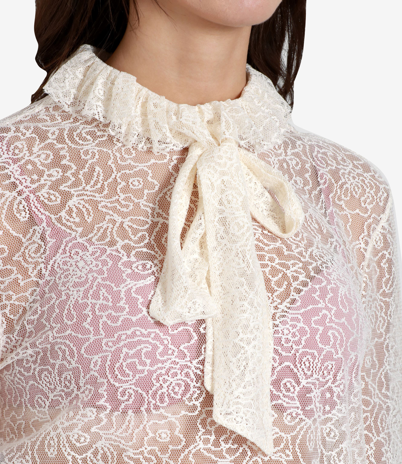 Philosophy Di Lorenzo Serafini Bow Knot Embroidered Blouse In White
