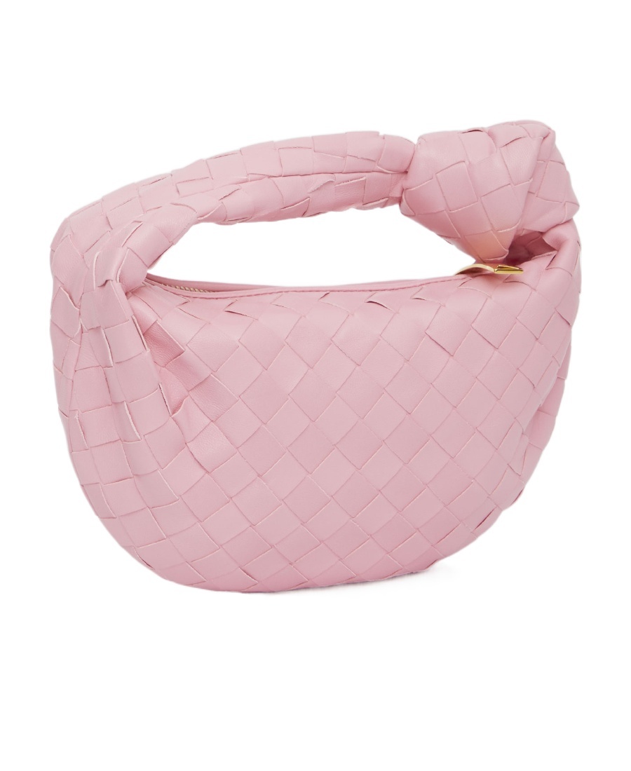 Bottega Veneta Mini Jodie Top-handle Bag In Pink
