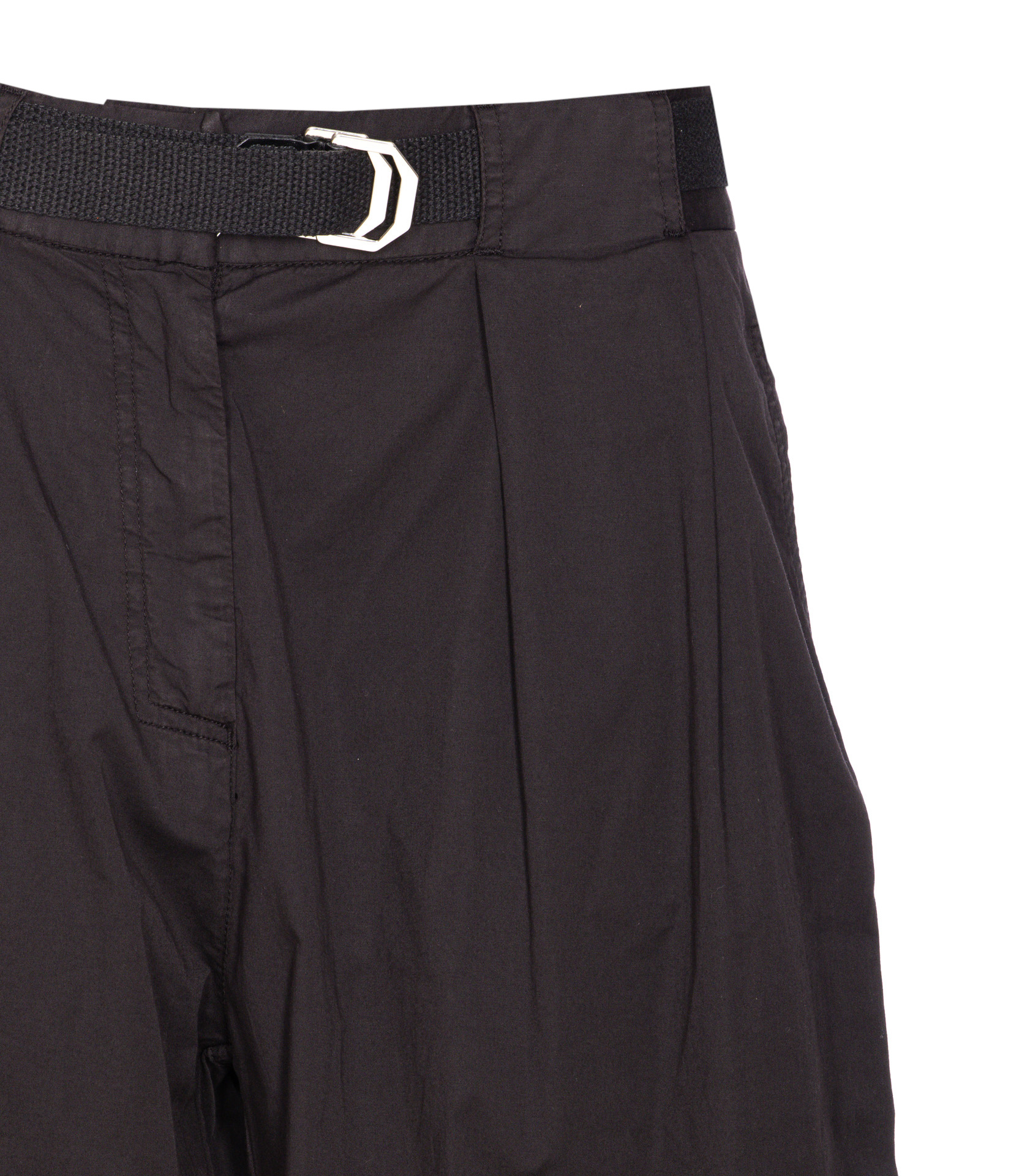 Pinko Belted Wide Leg Tapered Trousers In Multi