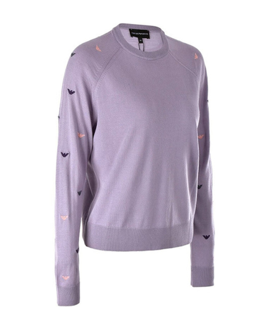 EMPORIO ARMANI ROUND-NECKED WOOL SWEATER