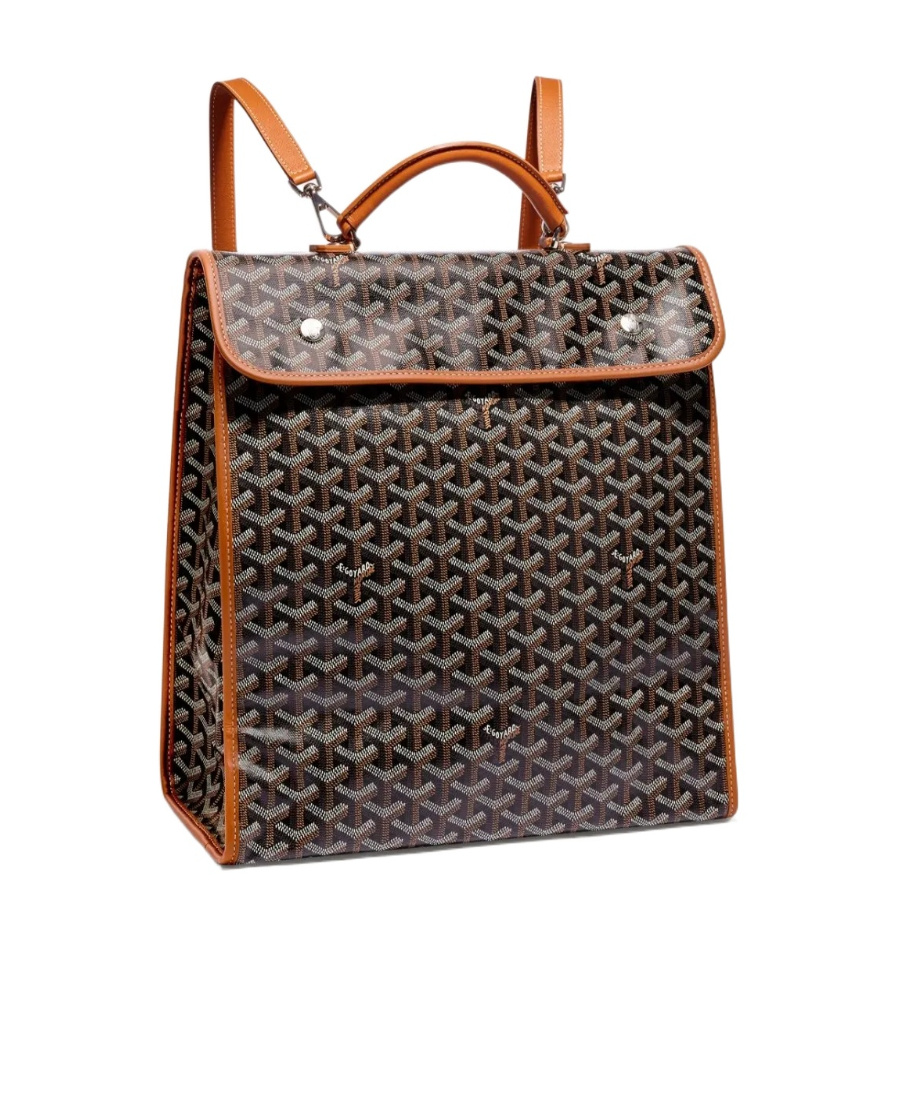 Pre-owned Goyard Saint Léger Backpack In Black