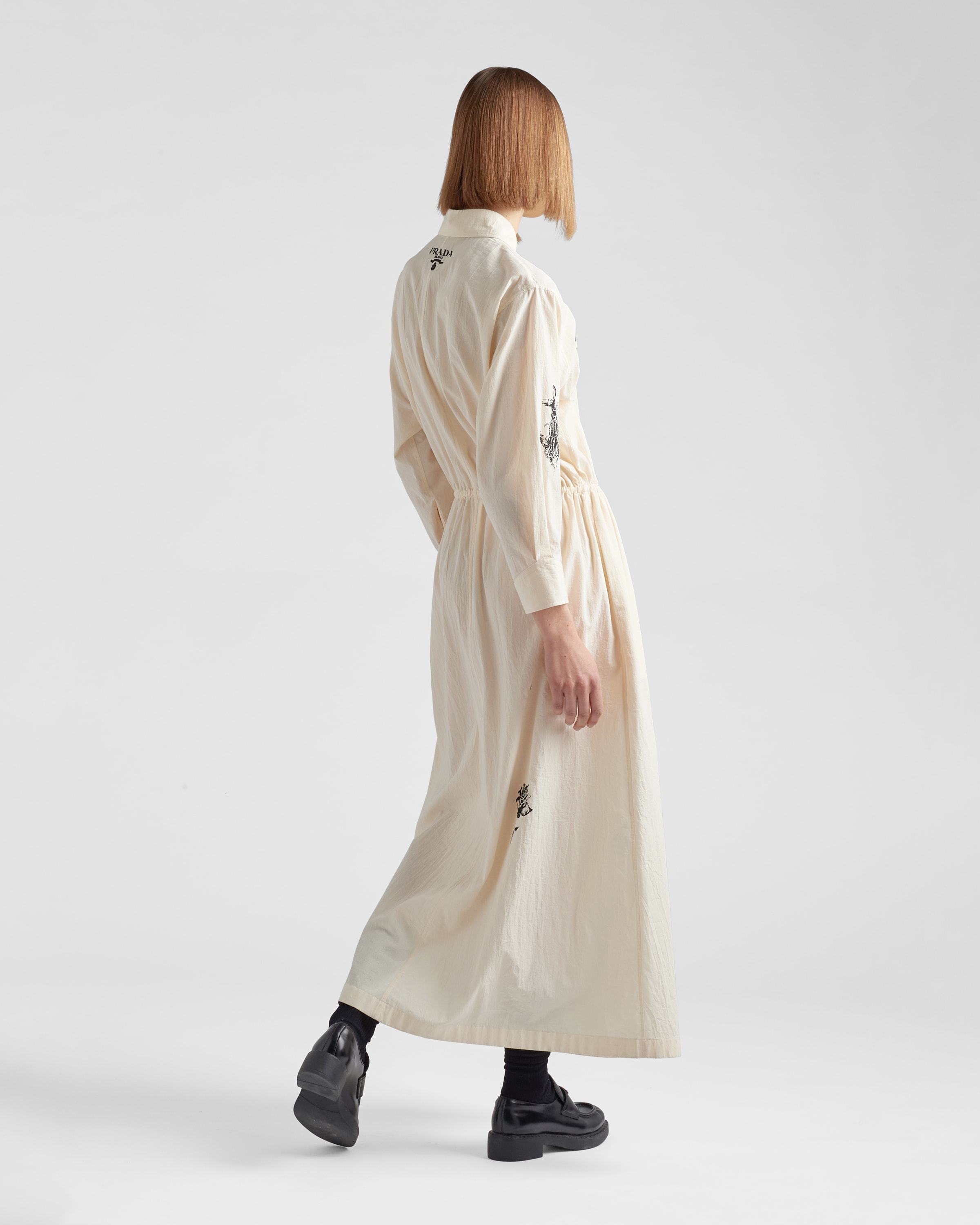 Prada A Long Dress In White