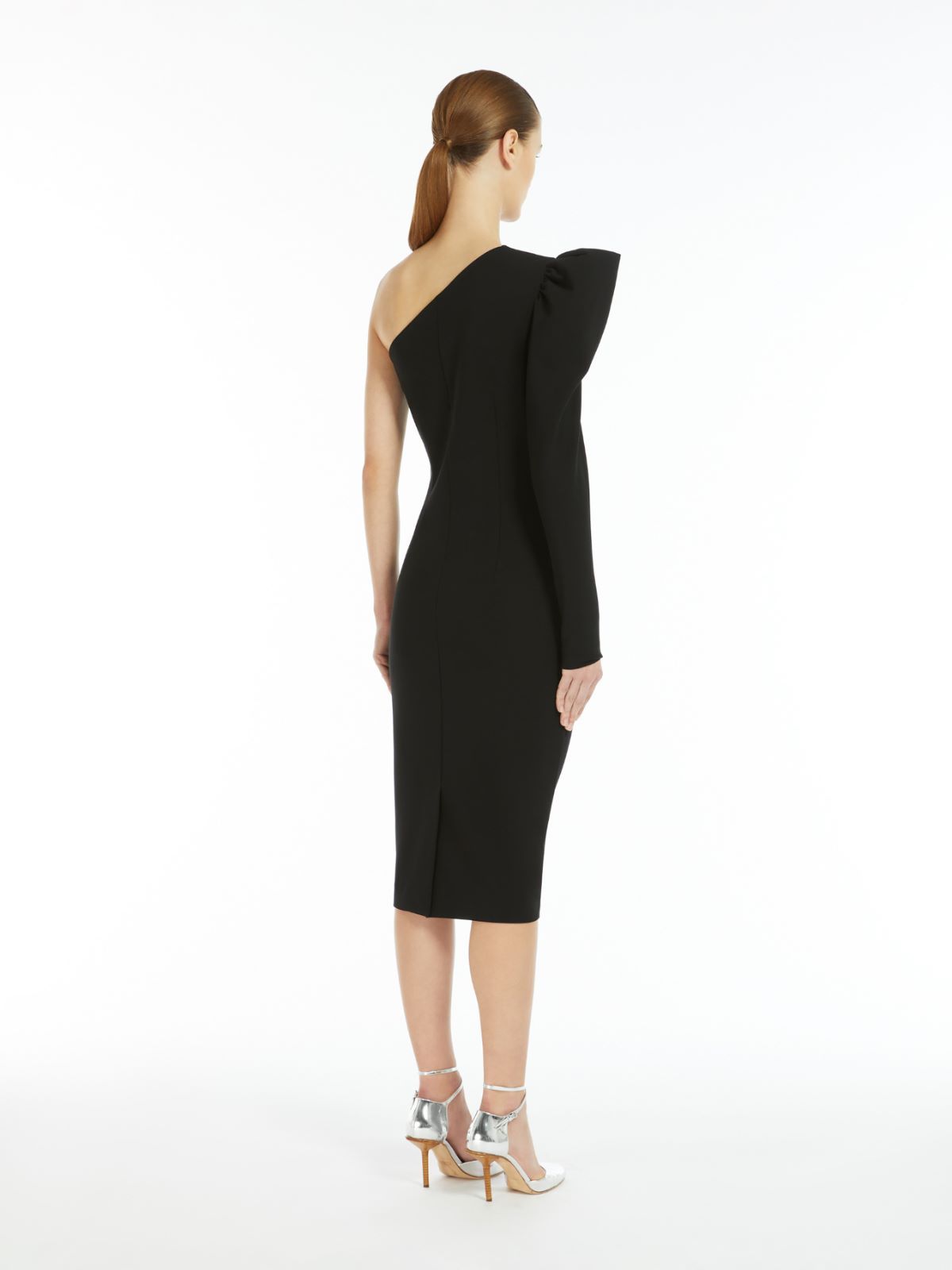 Max Mara Women's Falda Jersey Dress Black | Size 48 | 2421626011600001 In Black