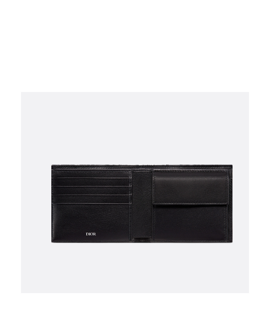 Dior Logo Wallet In Black