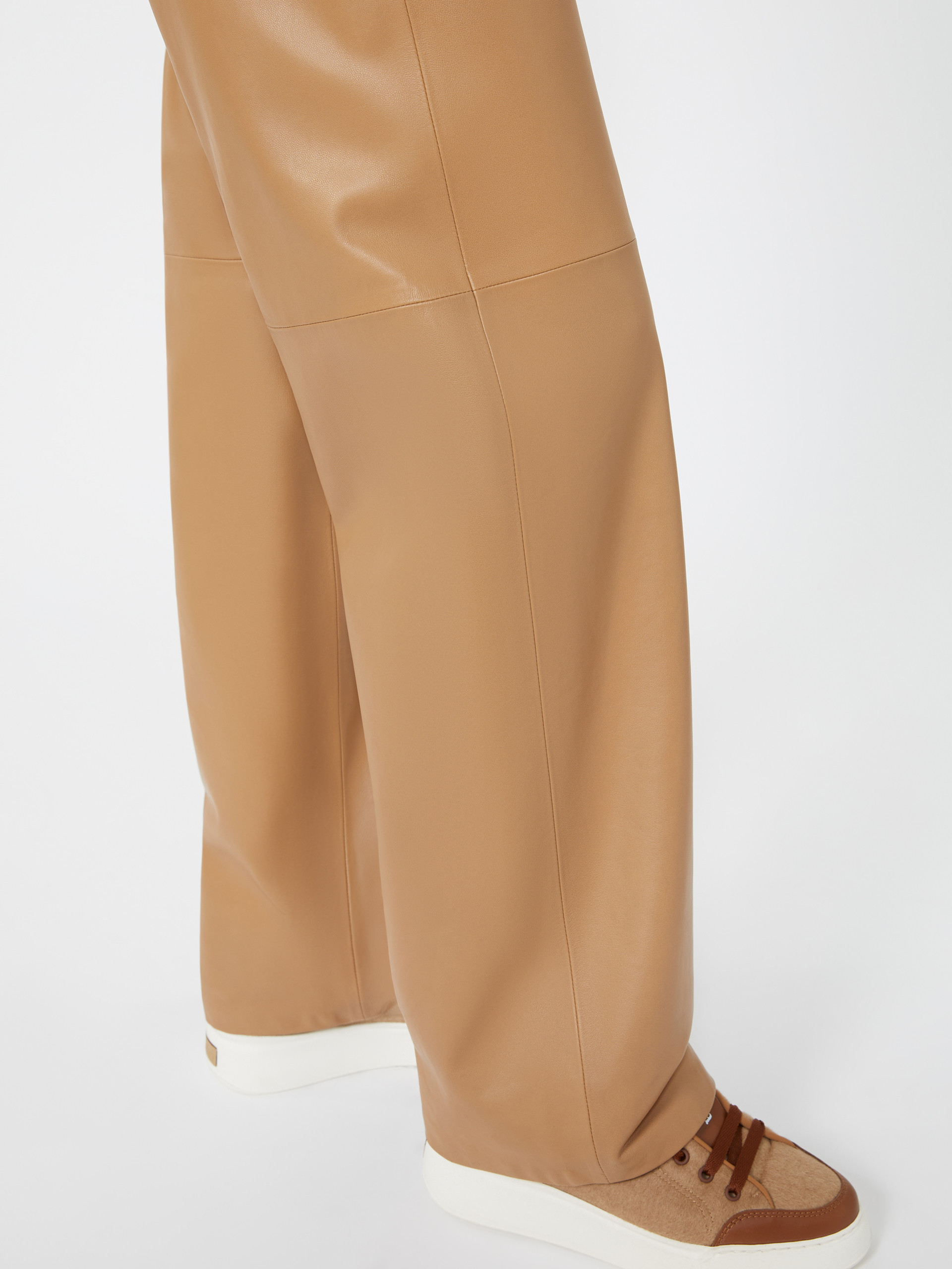 Max Mara Belt Loop Casual Pants In Brown
