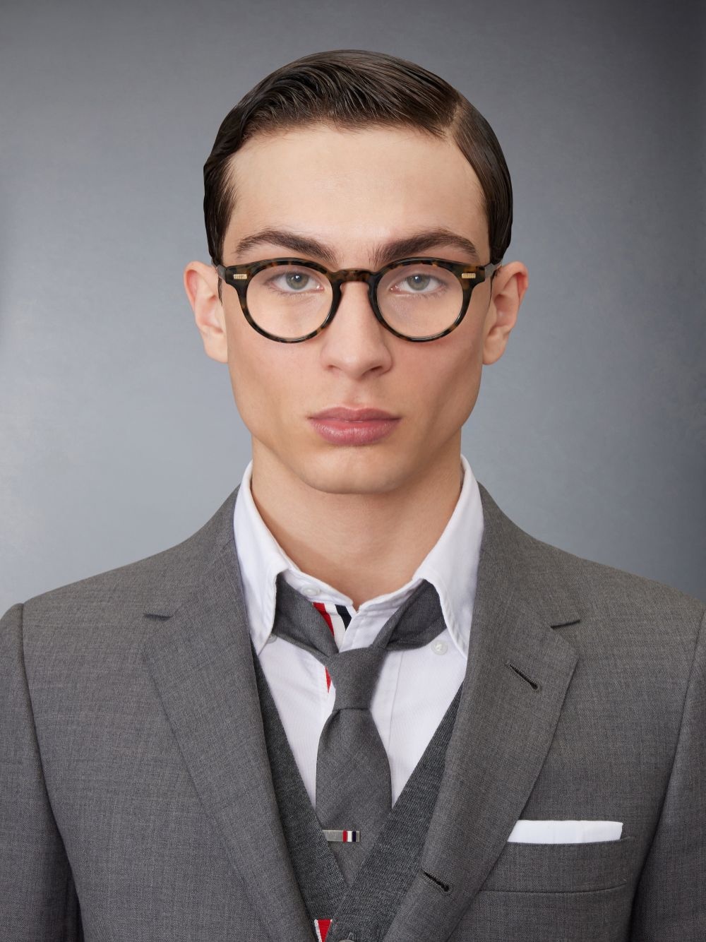 Thom Browne Pantos-frame Glasses In Black