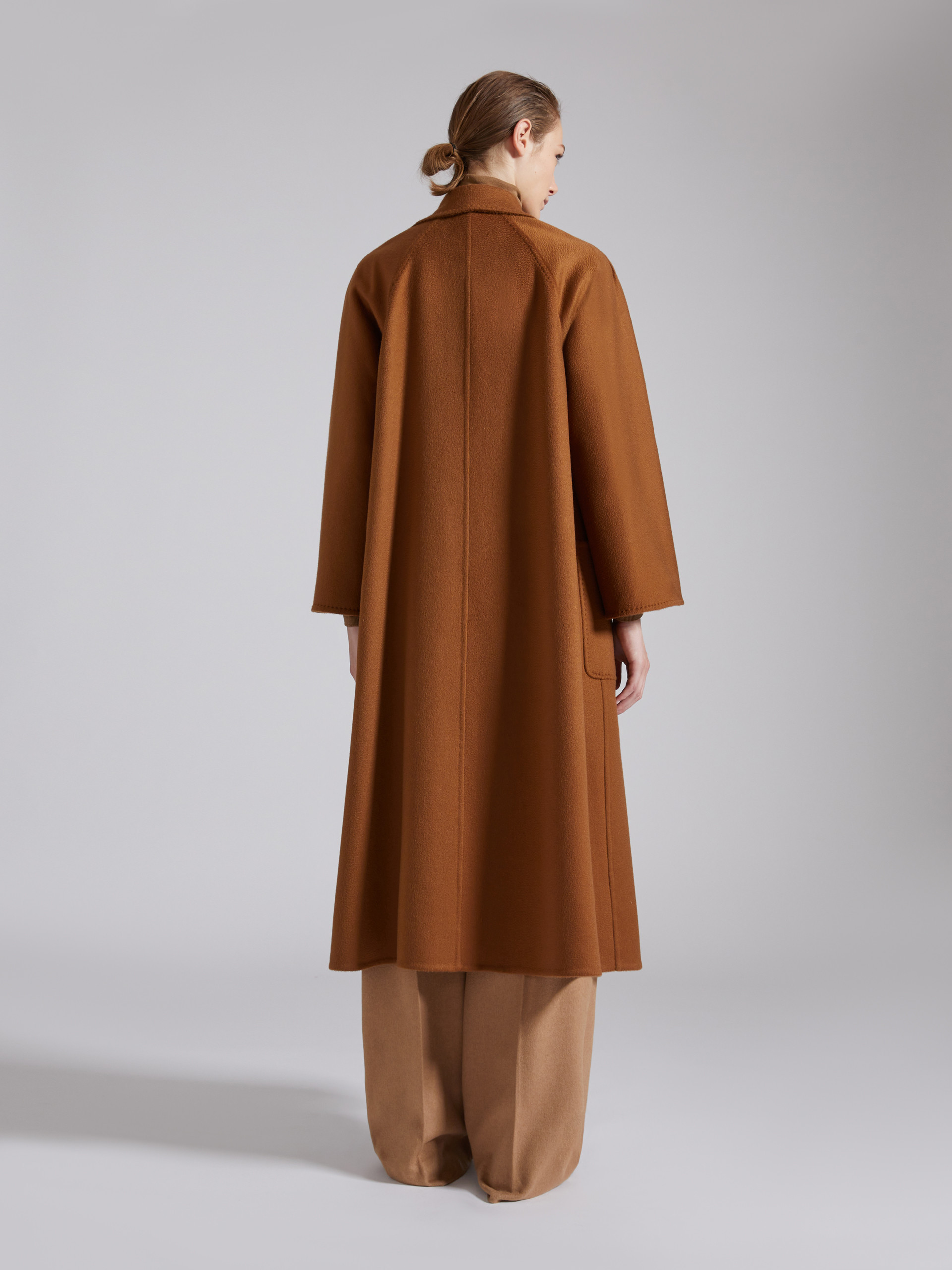 Max Mara Ludmilla Belted Cashmere Coat In Brown