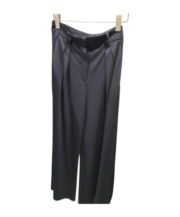 Max Mara Wool Casual Pants In Black