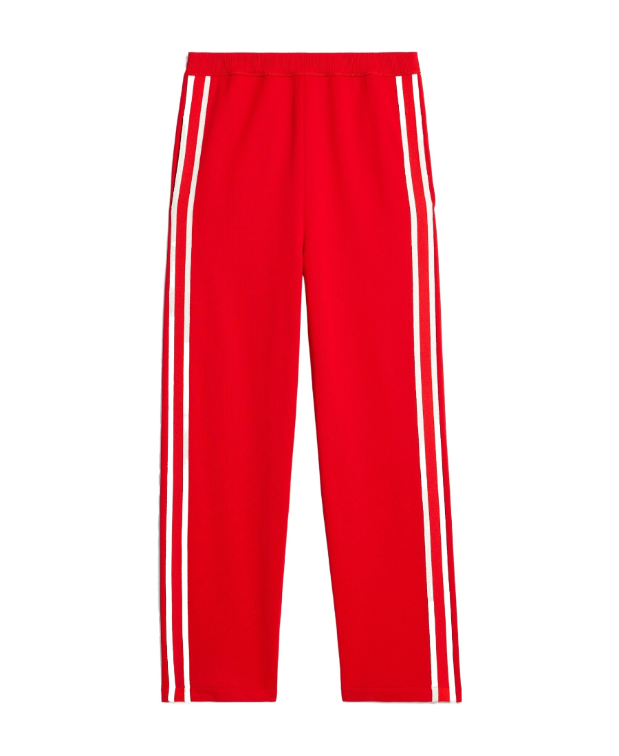 AMI ALEXANDRE MATTIUSSI SIDE-STRIPE DRAWSTRING TRACK PANTS