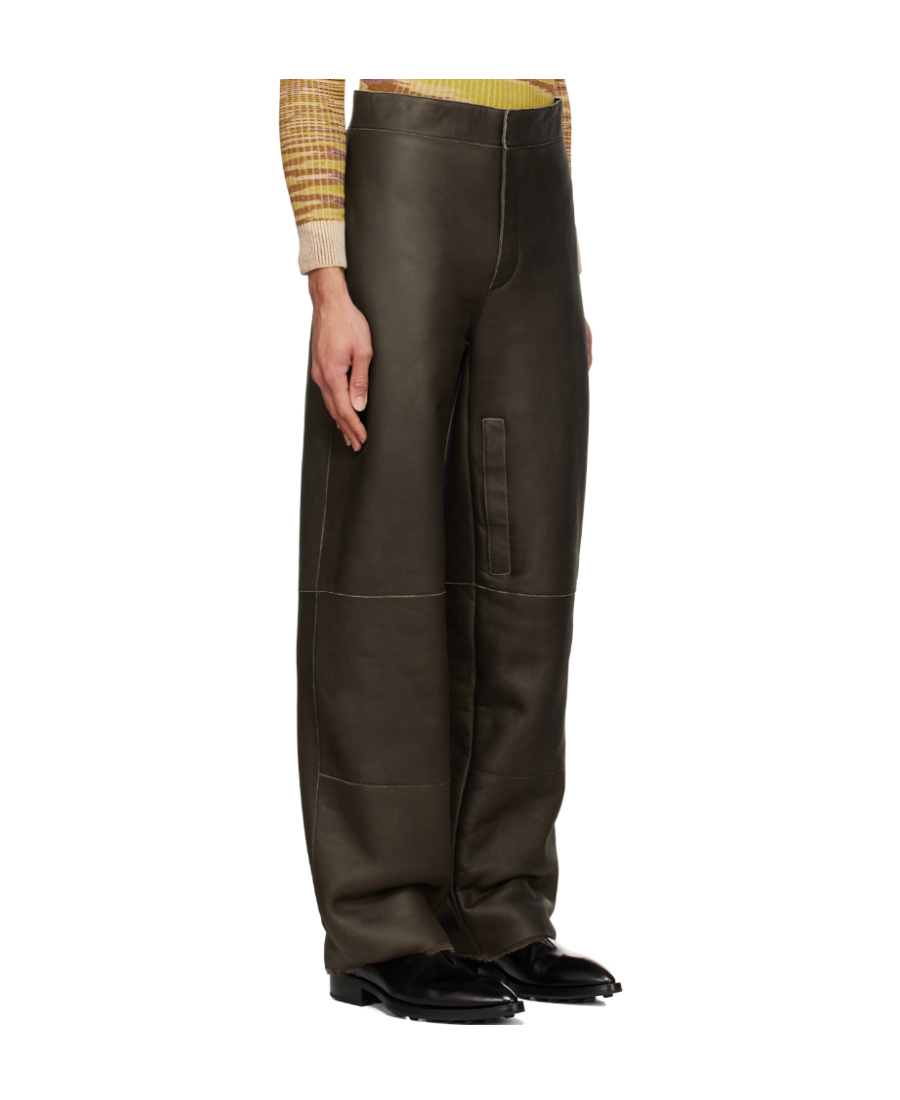 Jacquemus Logo Casual Pants In Black