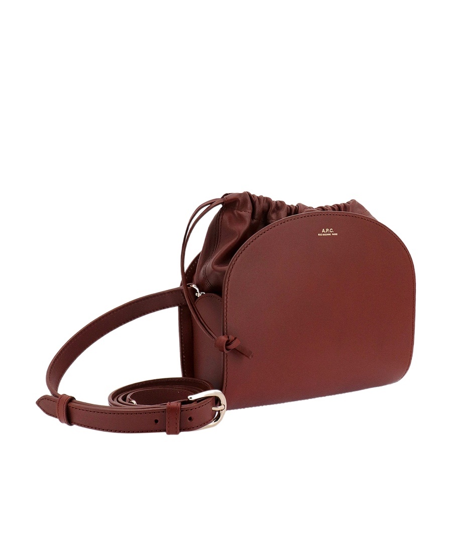 Apc Demi Lune Pochon Crossbody Bag In Red
