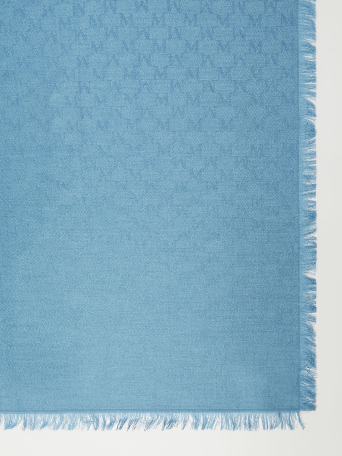Max Mara Jacquard-knit Wool And Silk Stole In Green