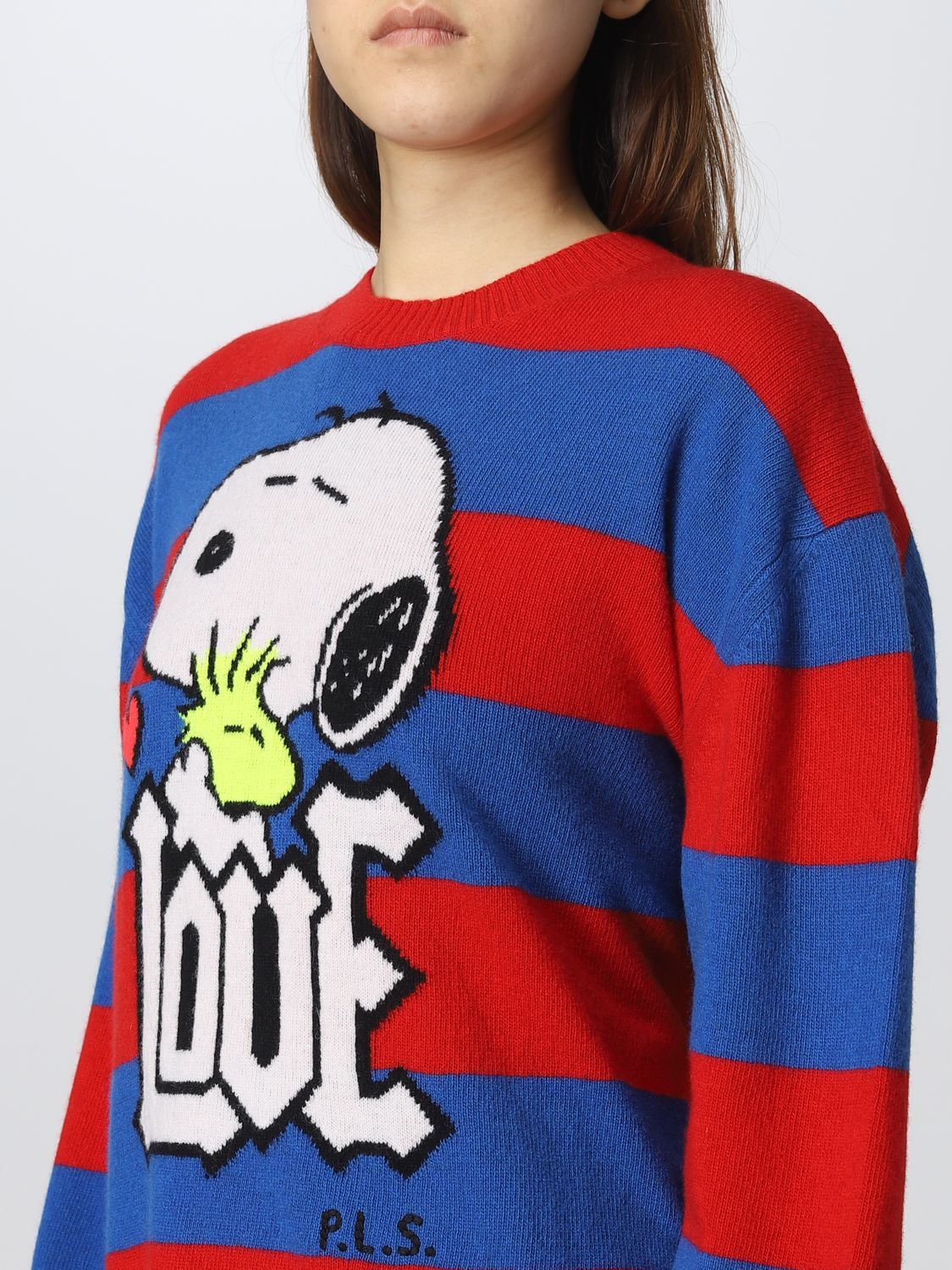 Philosophy Di Lorenzo Serafini Round-neck And Long-sleeved Sweater In Multi