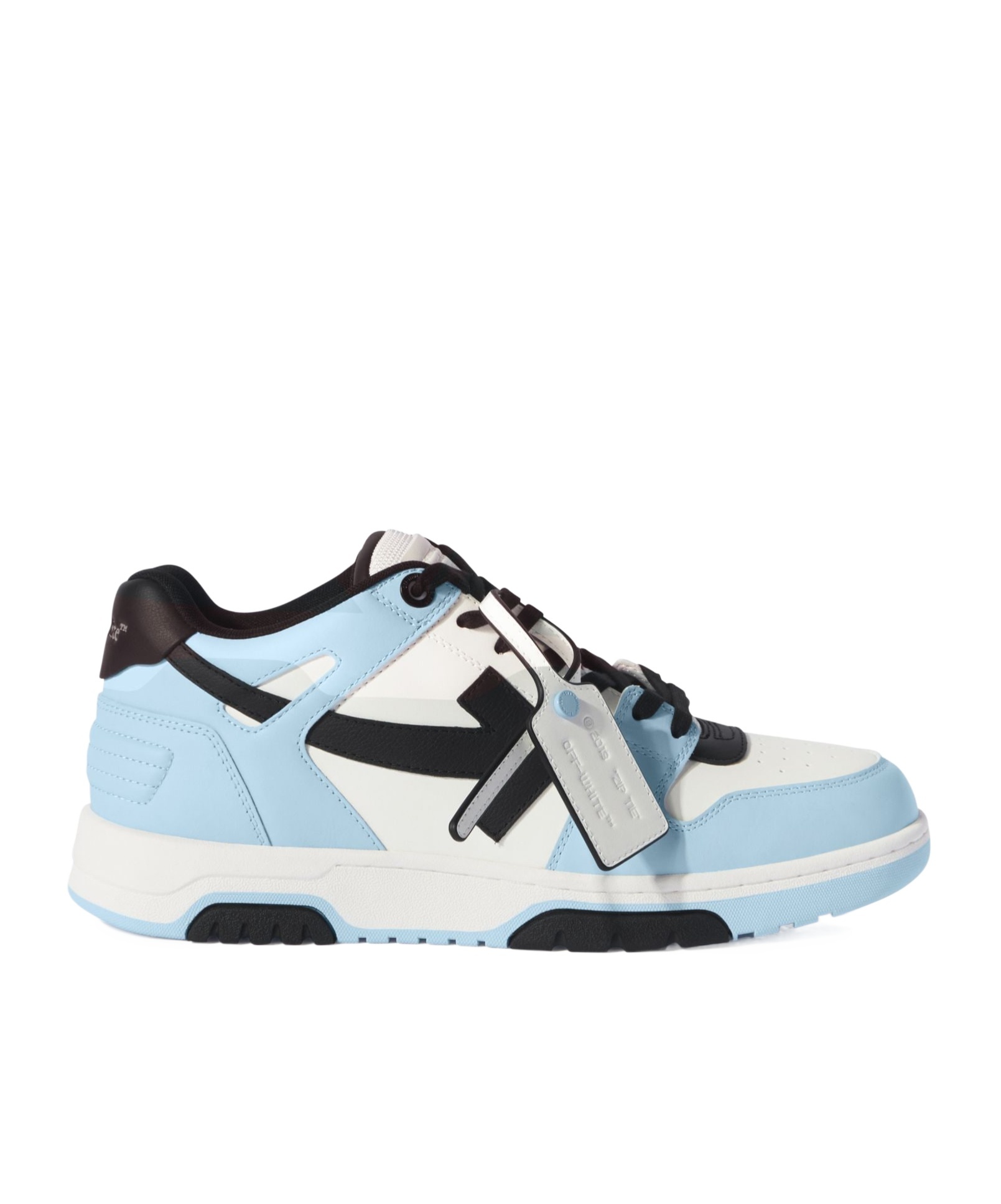 Off-white Lace-up Low-cut Casual Shoes In Blue