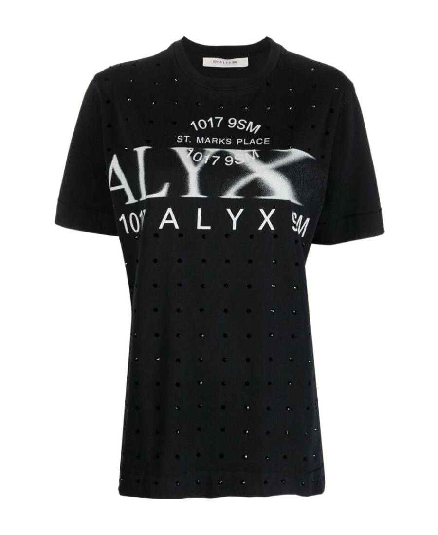 Alyx Water Drill Detail T-shirt In Black