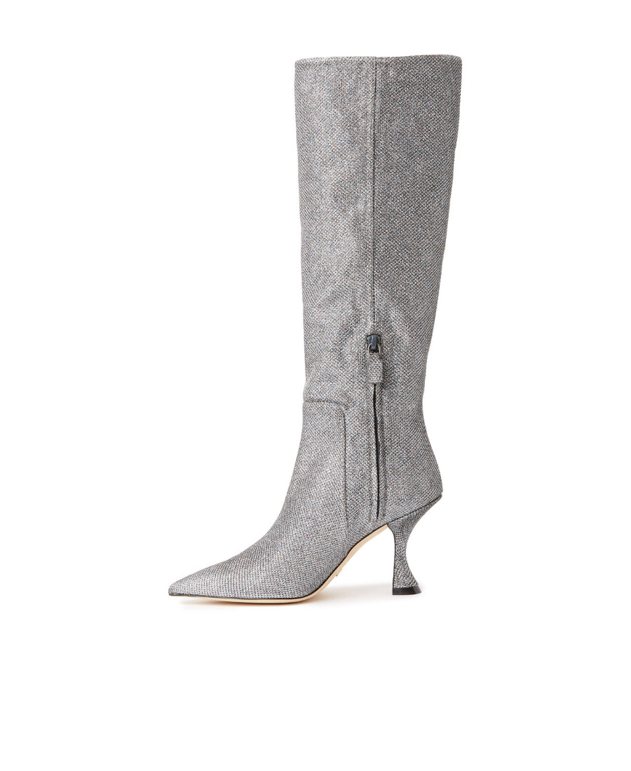 Stuart Weitzman Pointed Boots In Gray
