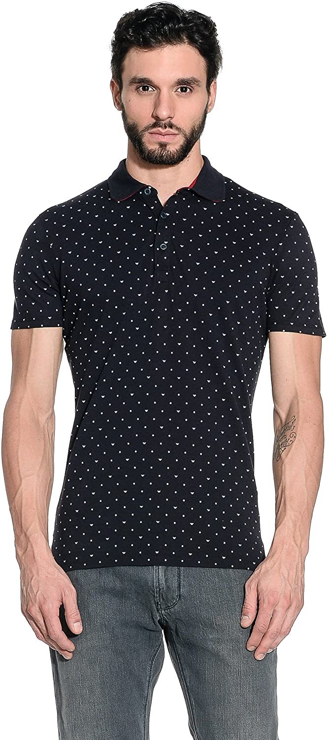 ARMANI JEANS LOGO DETAILS POLO SHIRT
