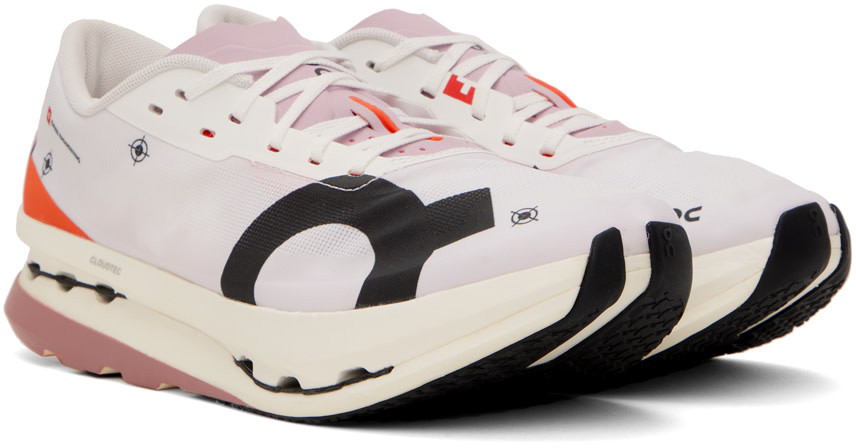 On Running Laced Sneakers In White
