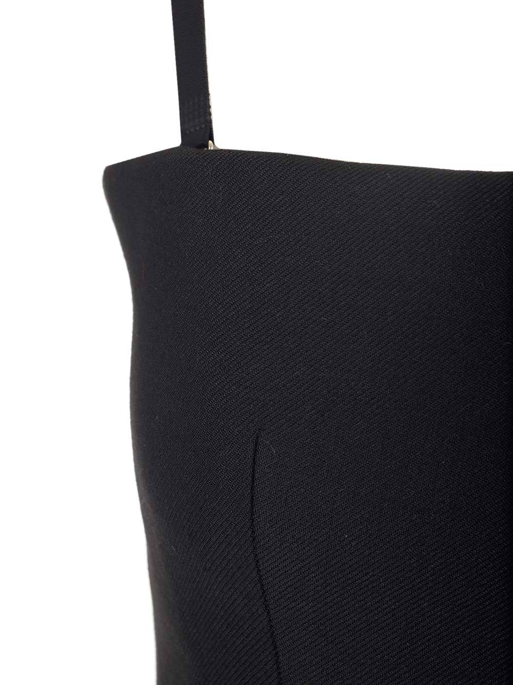 Sportmax Jokey Sqaure-neck Mini Dress In Black