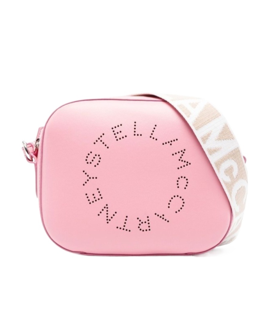 Stella Mccartney Stella Logo Camera Bag In Pink