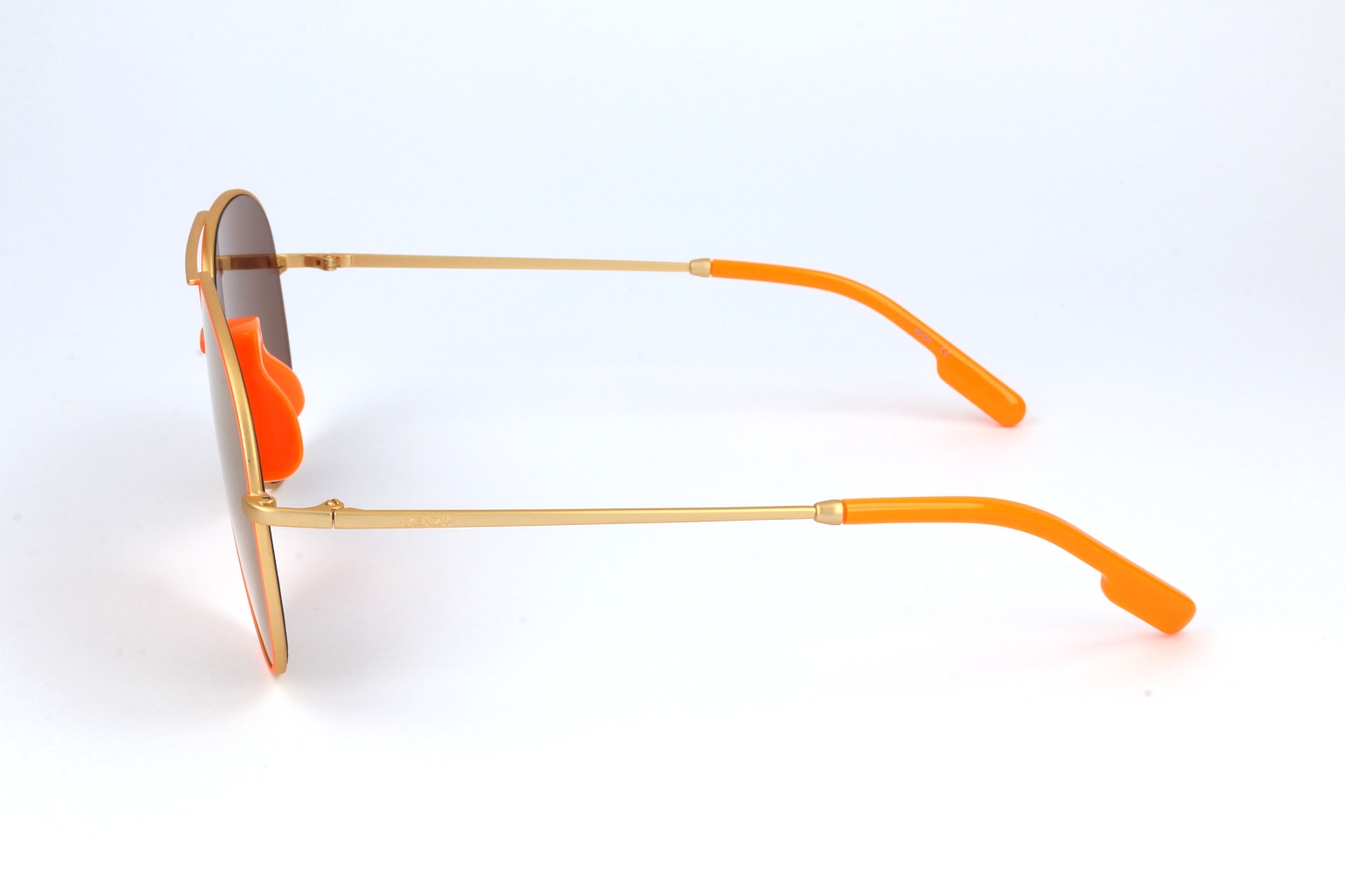 Kenzo Logo Sunglasses In Brown