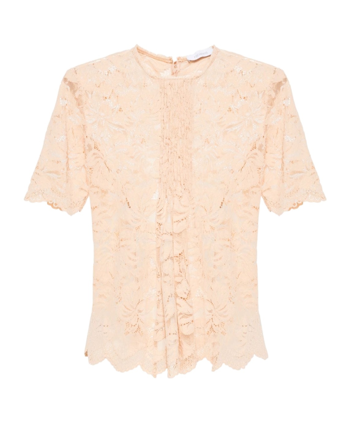 RABANNE ROUND-NECK BLOUSE
