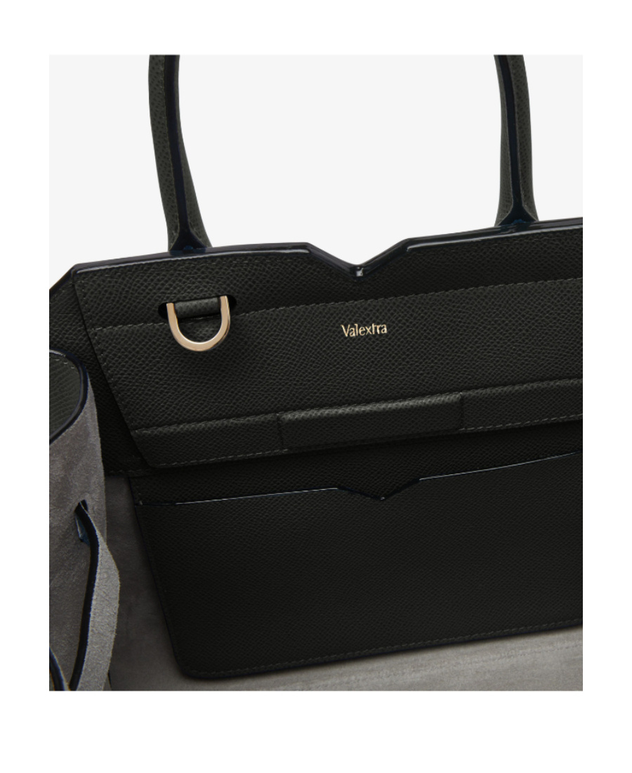 Valextra Women's Milano Mini Handbag In Black