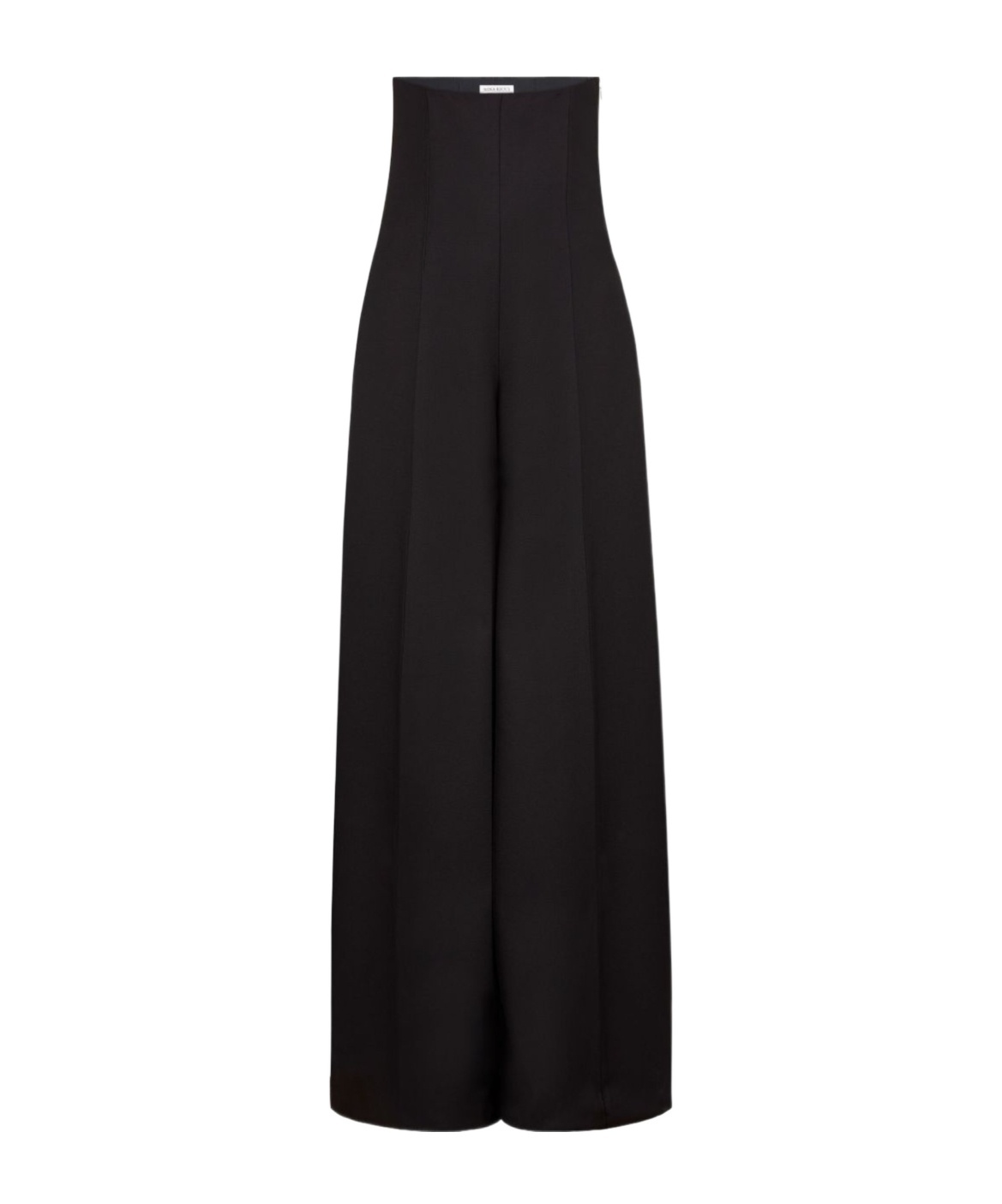 Nina Ricci Flared High Waist Trousers In Black