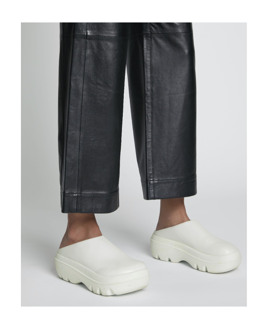 Proenza Schouler Leather Muller Shoes In White