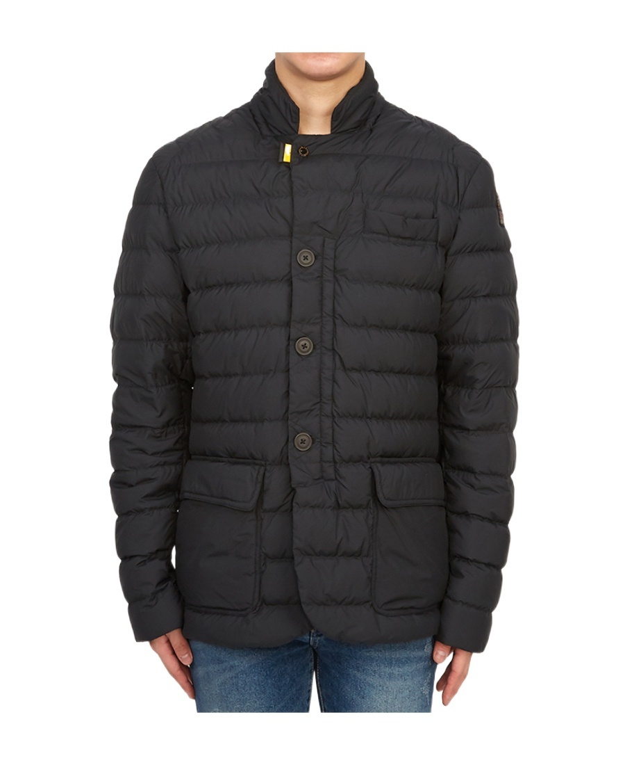 Parajumpers High-collar Long-sleeved Down Jacket In Black