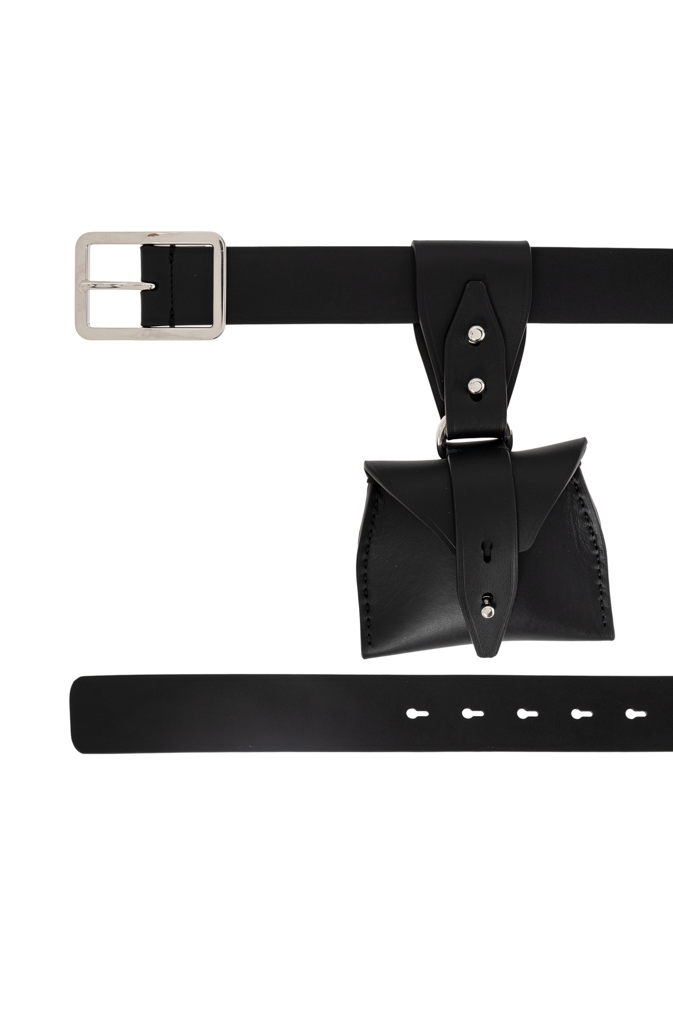 Dsquared2 Adjustable Waist Belt In Black