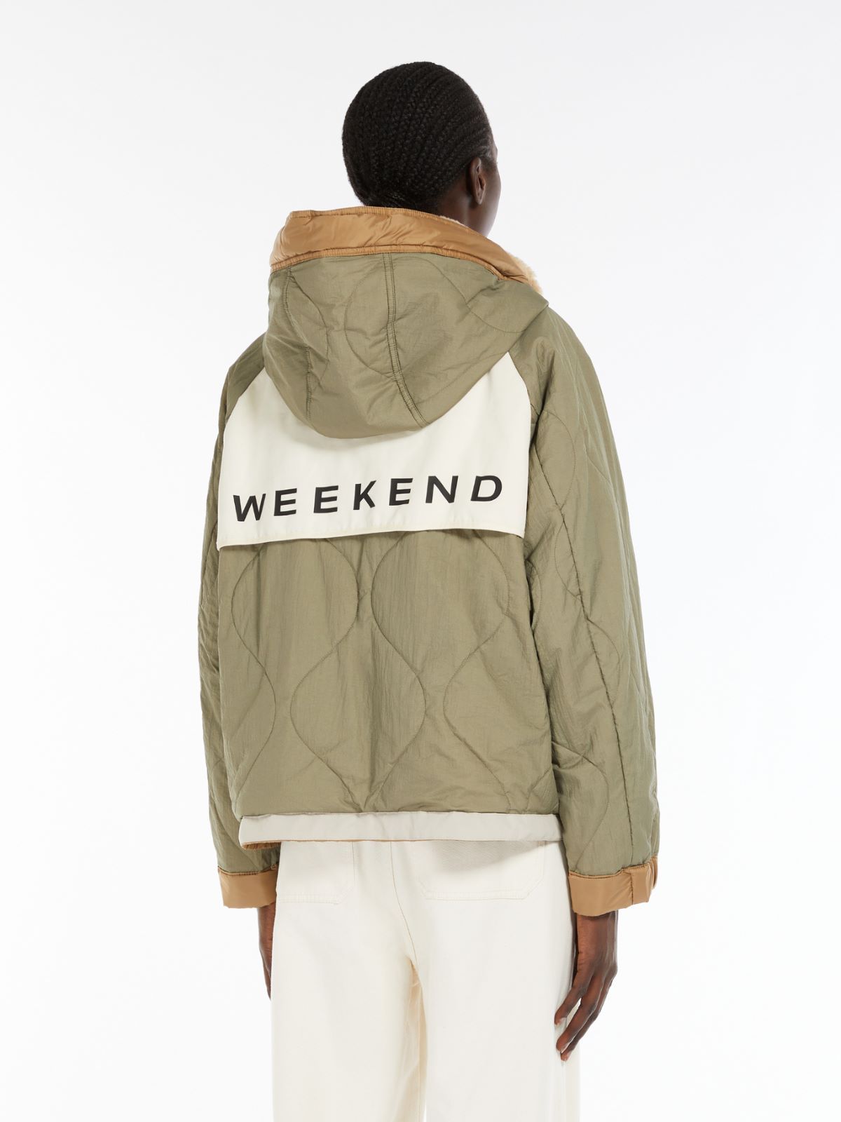 Weekend Max Mara Arles Jacket In Nude