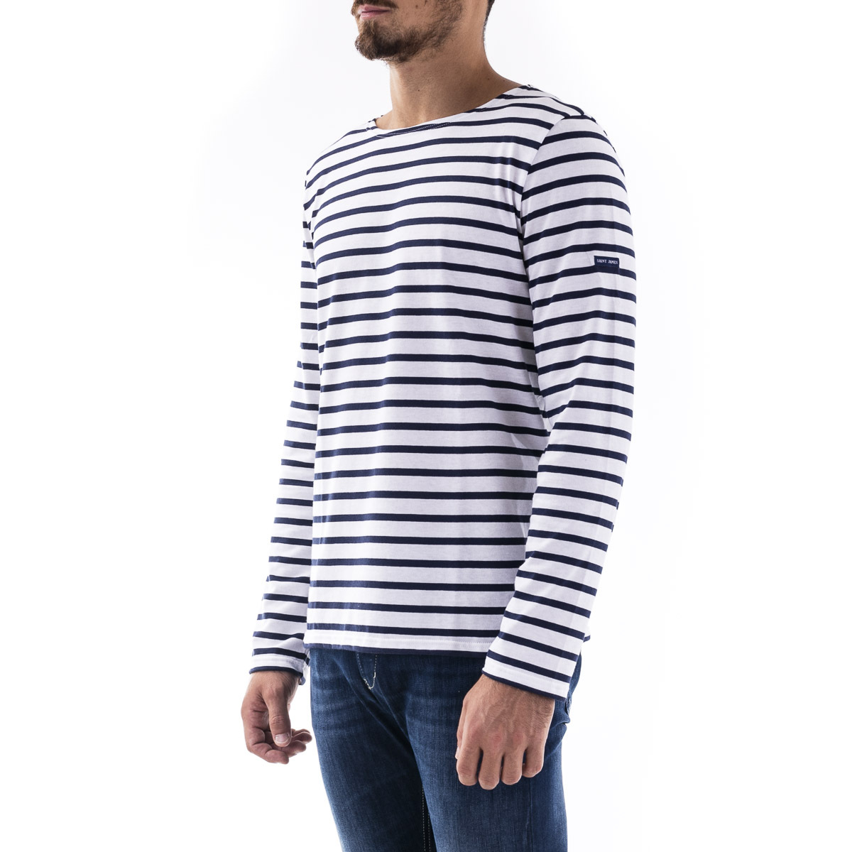 SAINT JAMES SAINT JAMES STRIPED LONG-SLEEVED T-SHIRT 