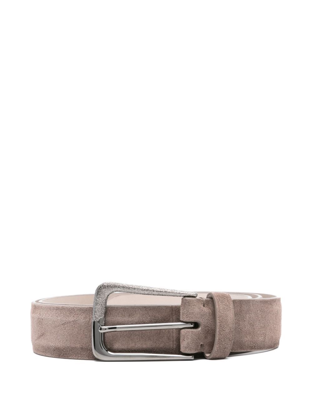 Brunello Cucinelli Suede Buckle Belt