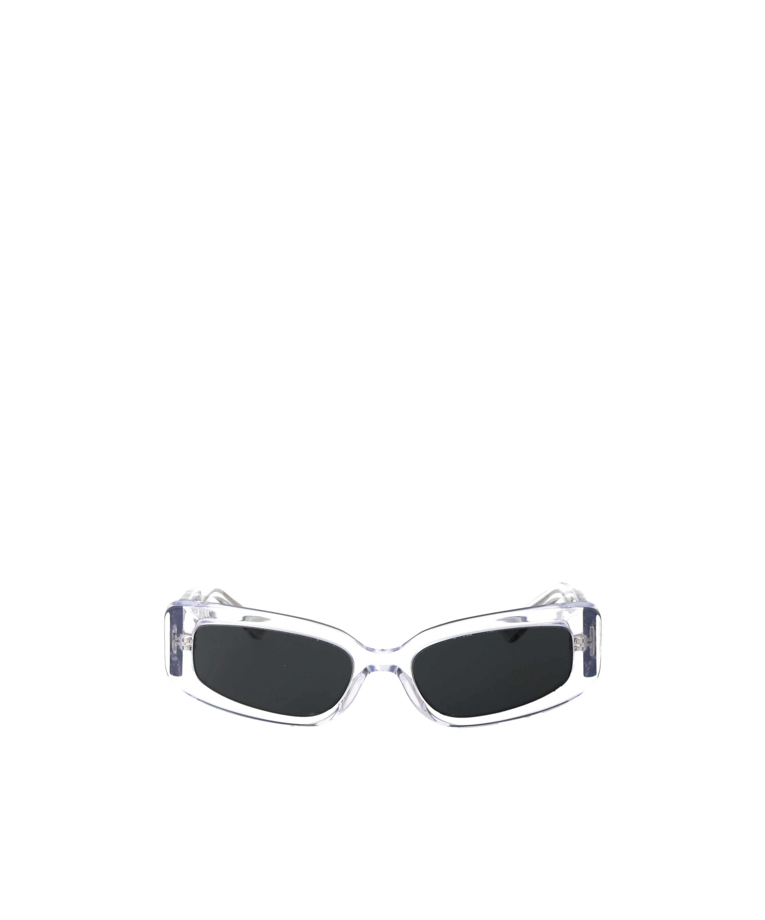 Dolce & Gabbana Dolce Gabbana Eyewear Rectangular Frame Sunglasses In Black
