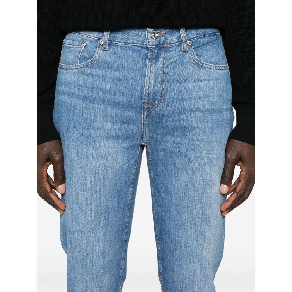 7 FOR ALL MANKIND BELT-LOOP JEANS