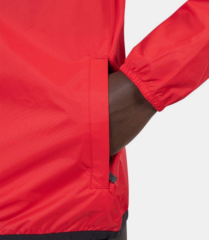 Comme Des Garçons Play Hooded Casual Jacket In Red