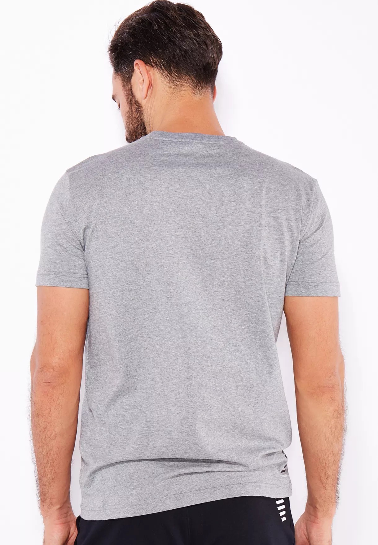 EA7 LOGO ROUND-NECKED T-SHIRT